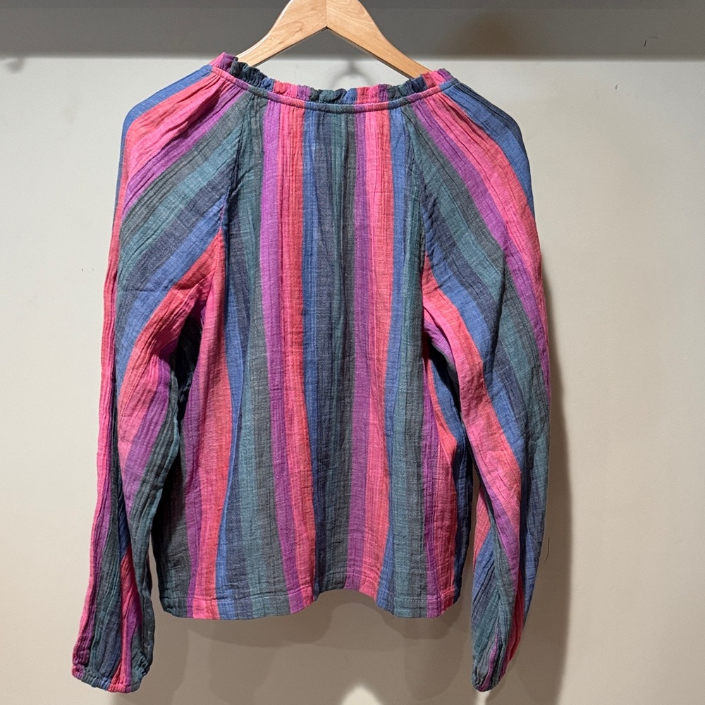 GAP Women's Vibrant Striped Blouse - Picture 6 of 6